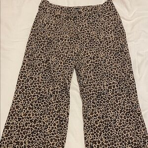 J. Crew Leopard Print Pants